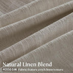 Pinch Pleated Linen 94 Inch Curtains - Image 2
