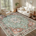 8x10 Area Rugs Living Room: Washable Rug - Image 3