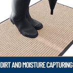 OLANLY Front Door Mat 59x34, Waterproof Heavy-Duty Indoor Outdoor Doormat | - Image 5