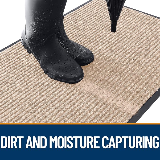 OLANLY Front Door Mat 71x34, Waterproof Heavy-Duty Indoor Outdoor Doormat | - Image 5