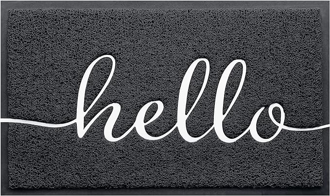 Door Mat Welcome Mat Floor Mat for Entryway, High Traffic Areas | Low Profile by BeneathYourFeet