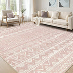 cotiled Boho 5x8 Area Rugs for Living Room: Soft Moroccan Washable Rug | Solve by COTILED