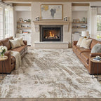 DMOYEST 10x14 Washable Area Rug: Abstract Modern Non-Slip Carpet, Soft Low Pile - Image 5