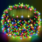 Dazzle Bright Multi-Colored Christmas String Lights, 164ft 2000 LED Waterproof Green Wire Fairy Lights with 8 Modes, Outdoor Lights for Xmas Tree Holiday Wedding Party Christmas Decorations