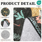 DUKINO 3x12 Runner Rug for Hallway, Washable Animal Rug for Kitchen, Low Pile - Image 4