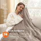 Bedsure Heated Blanket Twin Size, Soft Electric Blanket - Image 6