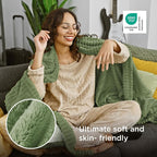 Bedsure Soft Reseda Green Throw Blanket - Image 5