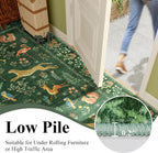 DUKINO 2x8 Washable Runner Rug, Non Slip Animal Kitchen Runner Rug, Low Pile - Image 7
