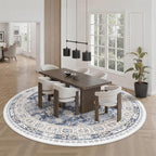 Round Rug 8ft, Circle Rug for Dining Room Table, Dining Room, Nursery Room - Image 9