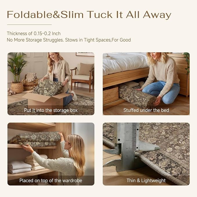 3 Piece 2x3/2x4/2x5 Washable Rug - Image 6