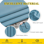 NICETOWN Blackout Teal Blue Living Room Curtains - Image 4