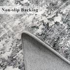 Washable 2x5 Kitchen Area Rug: Non-Slip Abstract Water-Resistant Entryway Rug - Image 3