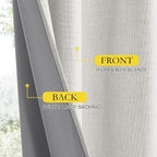 NICETOWN 100% Blackout Nursery Curtains, Thermal Insulated & Noise Reducing - Image 6