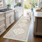Runner Rug 2x10, Vintage Washable Rugs - Image 9