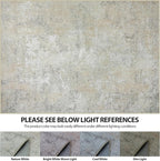 6x9 Area Rugs for Living Room Washable Bedroom Dining Room Beige Grey | Modern - Image 7