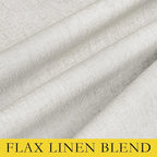NICETOWN 100% Blackout Linen Texture Cold Blocking Curtains 84 inches Long - Image 8