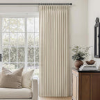 Extra Long 112 Inch Natural Linen Floor to Ceiling Curtains - Image 7