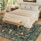 DUKINO 5x7 Area Rugs, Washable Animal Rug - Image 4