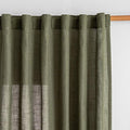 MYSKY HOME 72 Inches Long Semi Sheer Curtains Light Filtering Window Drapes by MYSKYHOME