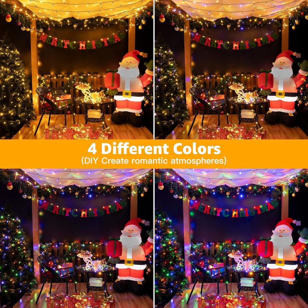 Ollny Christmas Lights, 131FT 400 LED Color Changing Christmas Tree Lights with 11 Modes Remote Control, Waterproof Outdoor Christmas Lights for Outside Indoor Patio Xmas Decorations