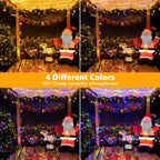 Ollny Christmas Lights, 131FT 400 LED Color Changing Christmas Tree Lights with 11 Modes Remote Control, Waterproof Outdoor Christmas Lights for Outside Indoor Patio Xmas Decorations