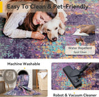 RELEANY Washable Round 8ft Area Rug - Image 4