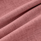 MIULEE 100% Blackout Linen Curtains 42 x 90 Inch Dusty Rose Pink 2 Panels | - Image 9