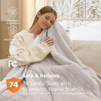 Bedsure Heated Blanket Twin Size, Soft Electric Blanket - Image 6