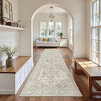Madane Hallway Runner Rug 2'6''x12' Kitchen Runners Vintage, Entryway and - Image 4