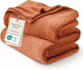 Bedsure Orange Throw Blankets Fleece Blanket Twin Blanket by Unknown