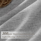 Light Grey Pinch Pleated 63 Inch Length Kitchen Window Curtains Over Sink 2 - Image 2