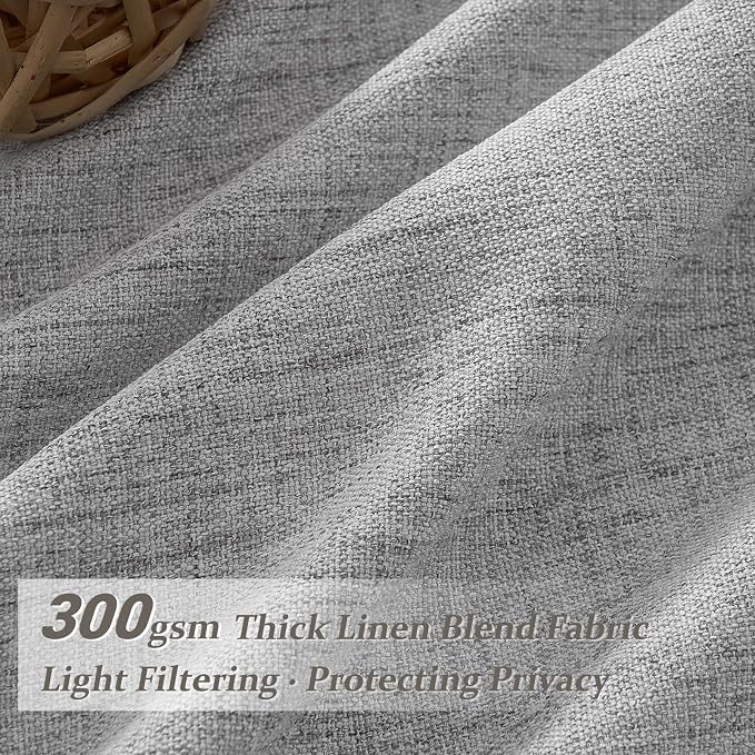 Light Grey Pinch Pleated 63 Inch Length Kitchen Window Curtains Over Sink 2 - Image 2