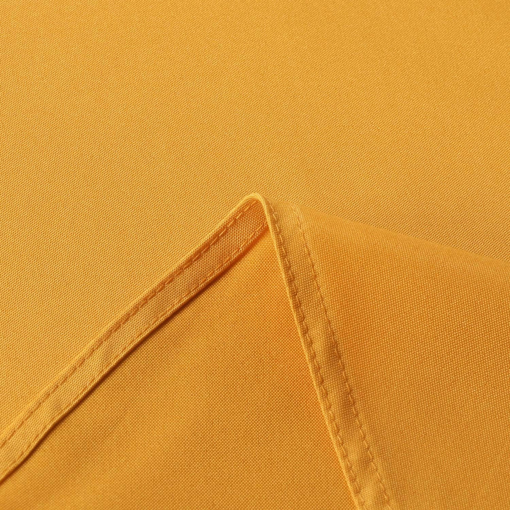 sancua Rectangle Tablecloth - 60 x 84 Inch - Stain and Wrinkle Resistant Washable Polyester Table Cloth, Decorative Fabric Table Cover for Dining Tables, Buffet Parties and Camping, Gold
