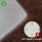 2x8 Bedside Area Rugs for Bedroom Soft Fluffy Shag Brown Rug for Hallway - Image 4