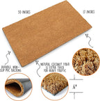 Blank Doormat Coir 30x17 Inch for Screen Printing, Welcome Mat Outdoor 10pk | - Image 2