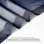 Sheer Curtains 45 inches Long for Kitchen Curtains, Rod Pocket Clean Selvedge - Image 6