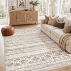 cotiled Boho 5x7 Area Rugs for Living Room: Soft Moroccan Washable Rug | Solve by COTILED