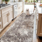 4x10 ft Rug for Wide Hallway – Non-Slip Washable Large Carpet Runner for by BYYVOORugsforYourHome