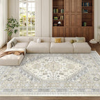 9x12 Area Rugs for Living Room, Large Washable Rug, Dining Room, Low Pile - Image 4
