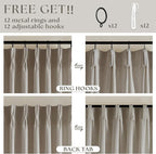 Burlywood Birch 60 Inch Wide 92 Inch Long Curtain - Image 5