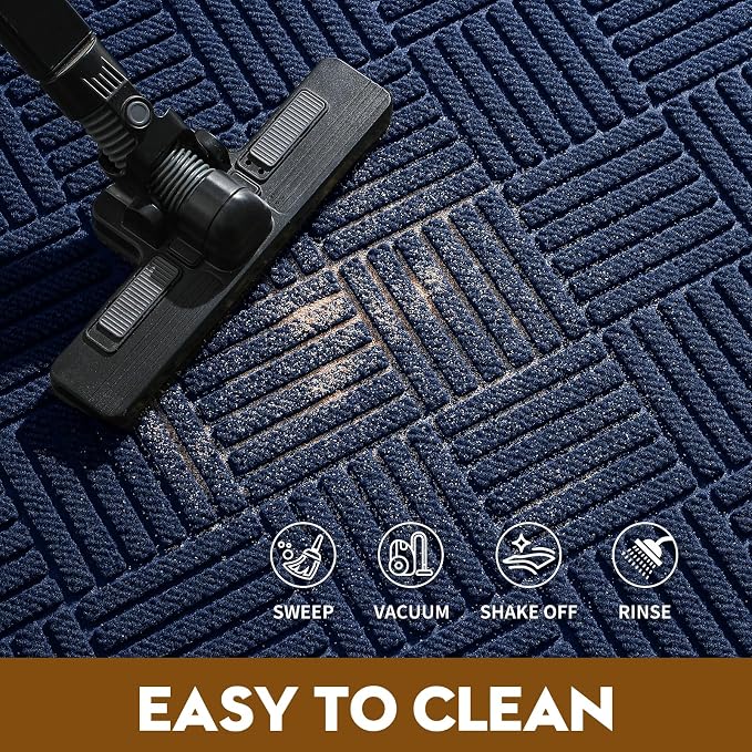 Front Door Mat, Heavy Duty Waterproof Doormat 35.5"x24", Stain Fade Resistant - Image 7