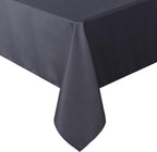 sancua Rectangle Tablecloth - 54 x 108 Inch - Stain and Wrinkle Resistant Washable Polyester Table Cloth, Decorative Fabric Table Cover for Dining Tables, Buffet Parties and Camping, Grey