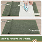 BEQHAUSE Kitchen Rugs and Mats 2PCS Non-Slip, Machine Washable Rugs - Image 9