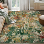 RELEANY Washable 9'x12' Abstract Area Rug - Image 9