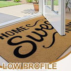 OLANLY Front Door Mat, Low Profile Doormat, Stain and Fade Resistant, - Image 3