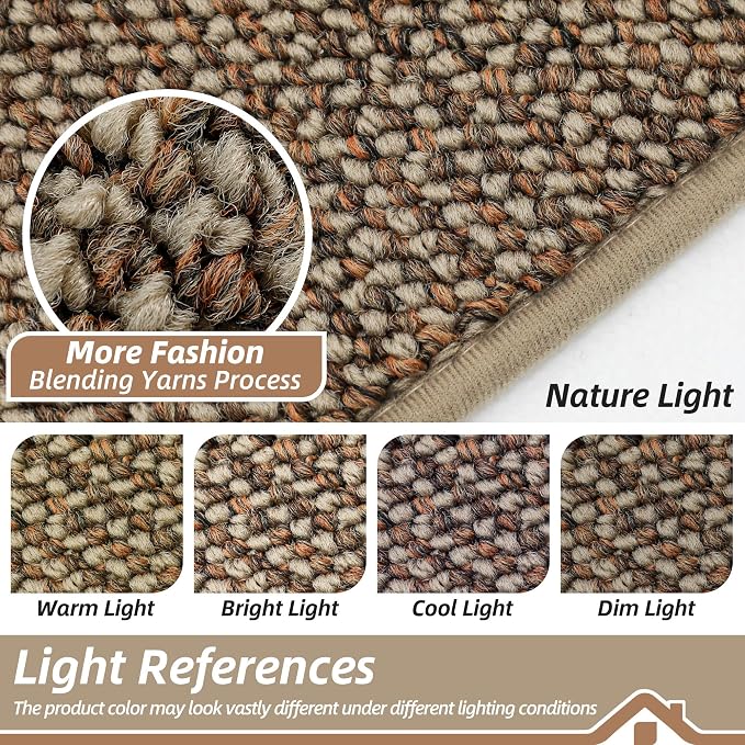 BEQHAUSE Dirt Trapper Door Mat 20" x 32", Non-Slip Washable Doormats, Low - Image 5