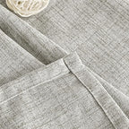 YoungsTex Dark Grey Linen Curtains 84 Inch Length 2 Panels - Image 7