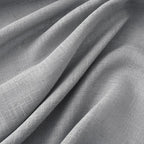MIULEE Grey Linen Curtains 37x84 Inch Length Gray 2 Panels | Window Drapes - Image 4