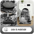 Washable 2x6 Black Runner Rug for Hallway Kitchen Entryway Non Slip | Runner - Image 5