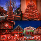 Joliyoou 16 Ft 50 LEDs Halloween Mini String Lights, 8 Lighting Modes Holiday Fairy String Lights with Timer for Indoor Outdoor Decorations, Orange